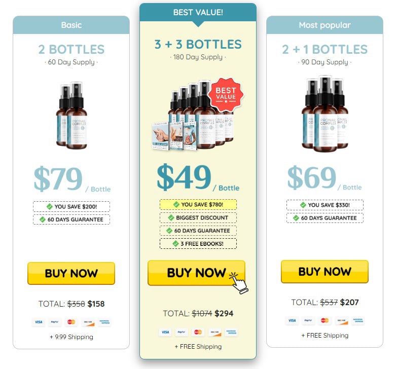 ProNail Complex - Pricing